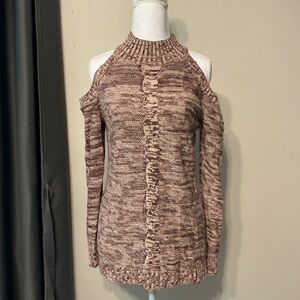 New York & Company Cold Shoulder Sweater